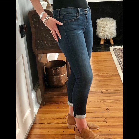 7 For All Mankind Denim - 7 FOR ALL MANKIND SKINNY CROP JEAN